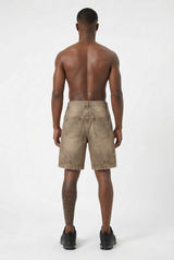 Cross Chain Cargo Denim Short