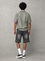 Onyx Wash Denim Short
