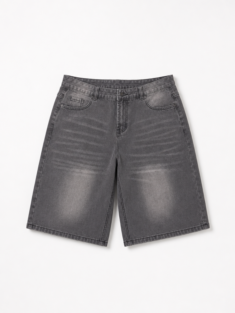 Smoke Wash Denim Short