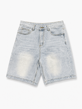Ice Wash Denim Short