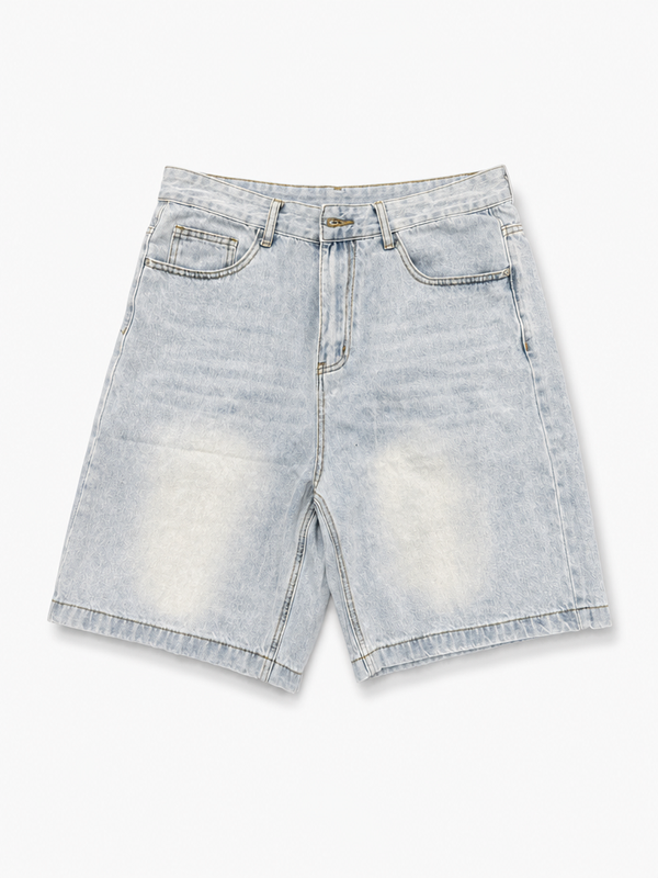 Ice Wash Denim Short