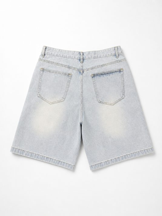 Ice Wash Denim Short